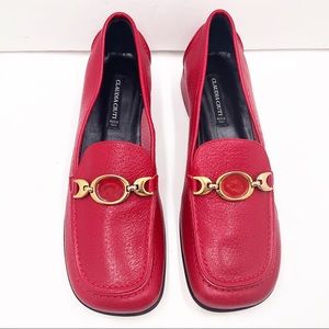 {Claudia Ciuti} Ariana Leather Loafers